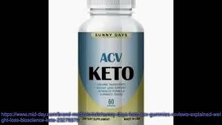 Sunny Days Keto ACV Gummies