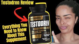 Testodren Testosterone Booster Natural Primegenix Testodren reviews