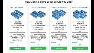 Zialipro (Review) Zialipro Male Enhancement Price, Benefits?