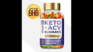 Keto Peak Keto + ACV Gummies Reviews