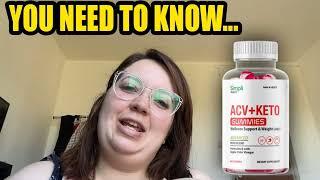 Simpli ACV + Keto Gummies - Fat Loss Reviews, Results, Pros, Cons, Price & Benefits?