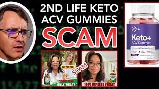 2nd Life Keto ACV Gummies Reviews and Scam, Exposed