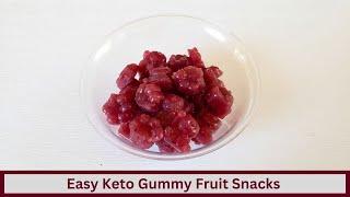 The Easiest Keto Gummy Fruit Snacks (Gummy Bears) [dkj0zw]