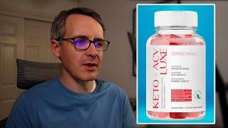Keto Luxe ACV Gummies Reviews \'Shark Tank\' Scam, Explained