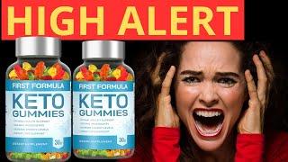 FIRST FORMULA KETO GUMMIES REVIEWS 