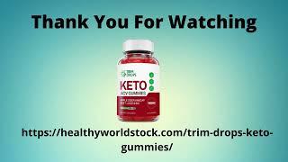 Trim Drops Keto Gummies & Trim Drops Keto ACV Gummies Reviews